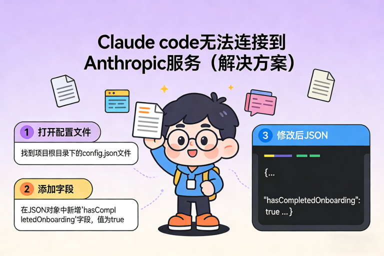 Claude code 无法连接到 Anthropic 服务（解决方案）