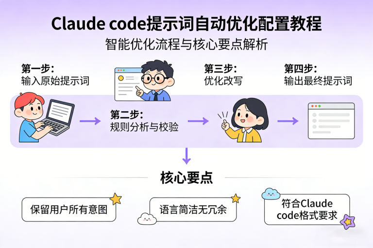 Claude code提示词自动优化配置教程