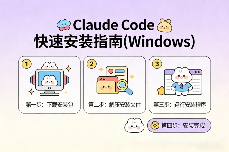 Claude Code 快速安装指南(Windows)