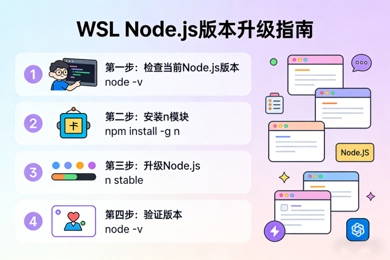 WSL上升级Node.js版本
